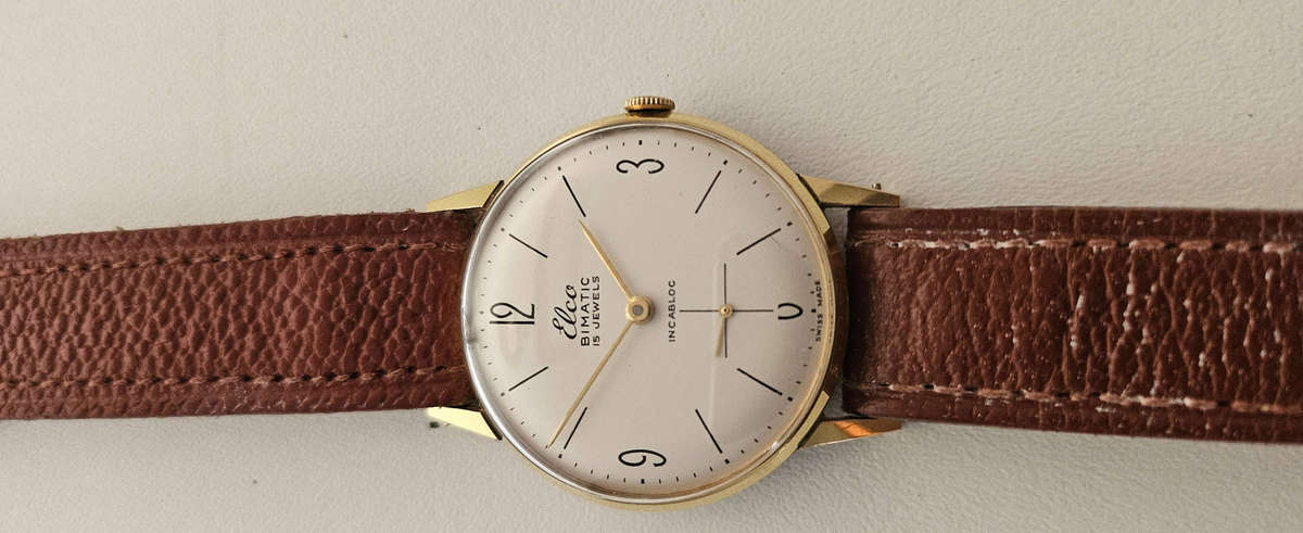 Elco Bimatic Vintage Swiss watch