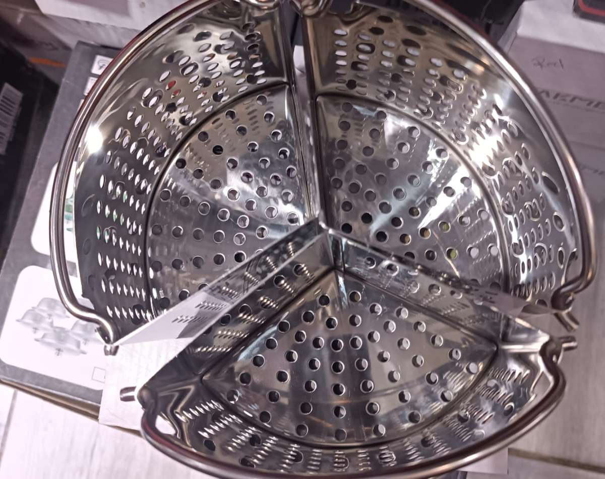 PRESSURE COOKER STAINLESS STEEL VEGETABLE STEAMER