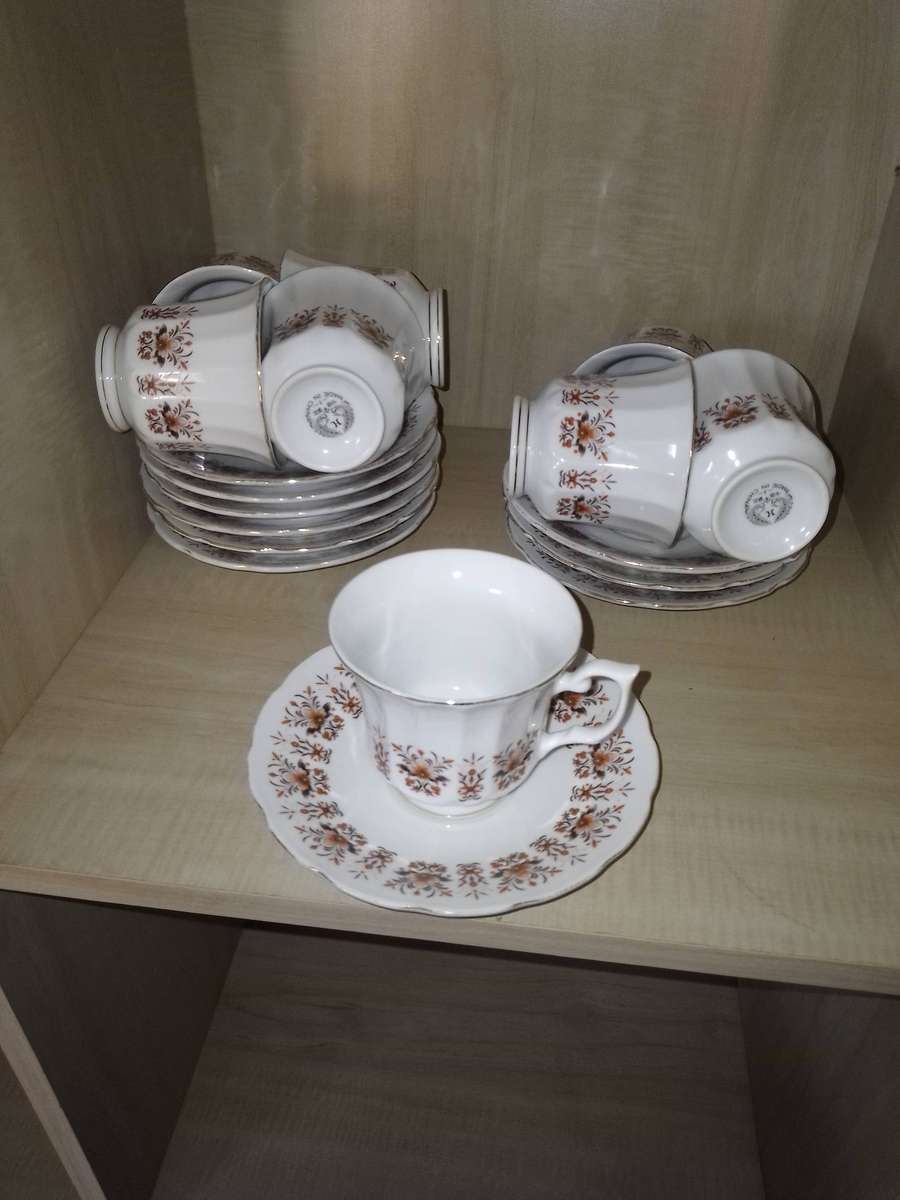 Cups and saucers
