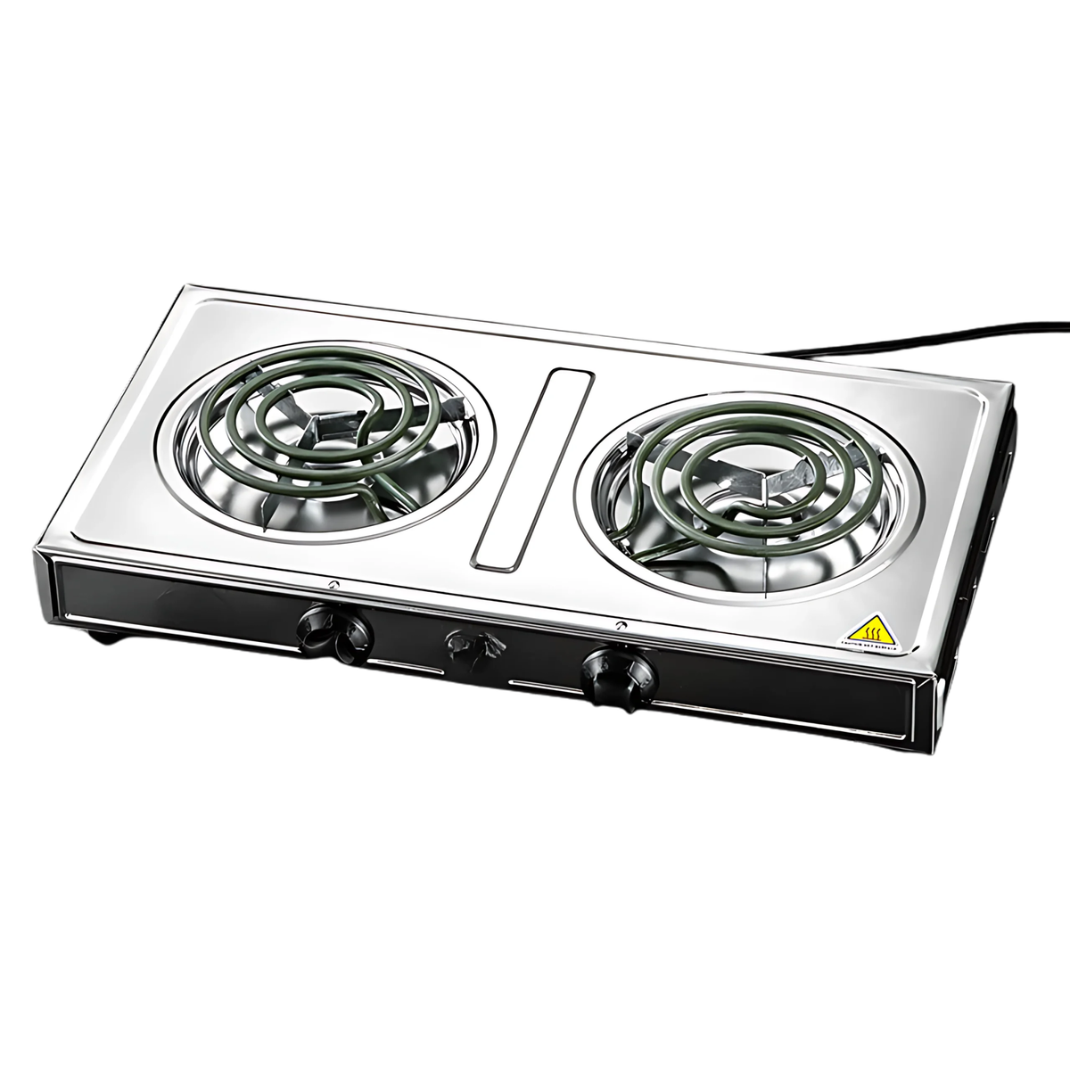 STOVE 2 PLATEOMEGA DBL SPIRAL 2000W