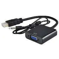 CONVERTER VGA+ HDMI W/AUDIO OUTPUT