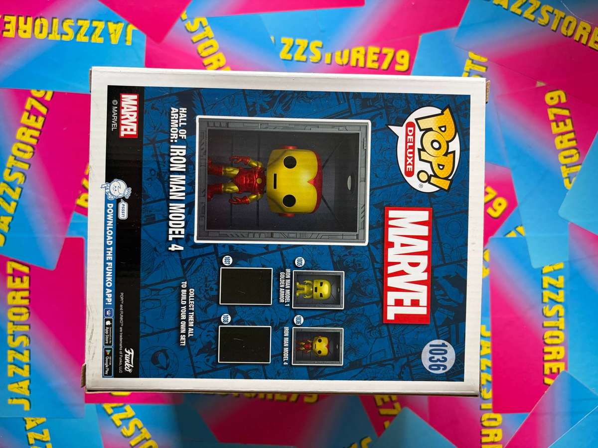 IRON MAN WITH GANTRY!!IRON MAN!!FUNKO POP!! DELUXE!! GITD!! PX EXCLUSIVE!!