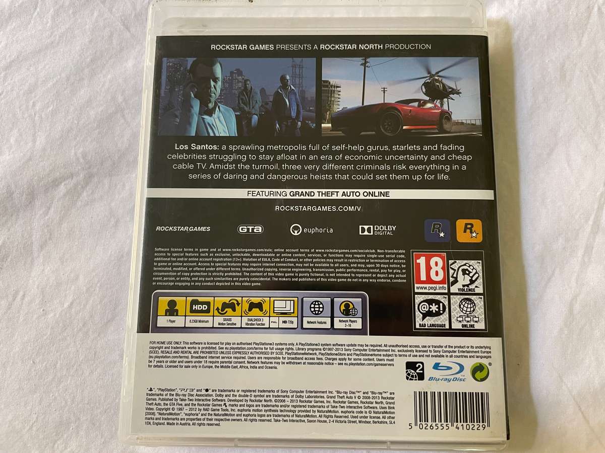 Grand Theft Auto V (GTA 5) (PS3)