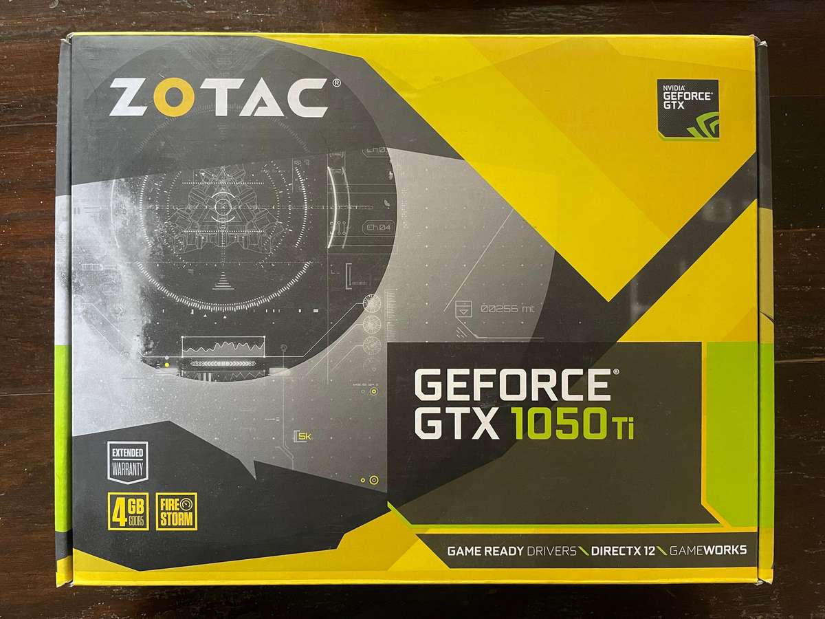 Zotac Nvidia Geforce GTX 1050 Ti 4GB DDR5