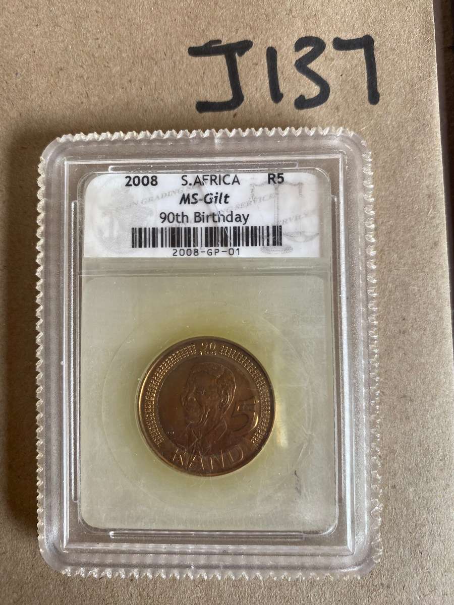 2008 South Africa - MS Gilt - Mandela R5