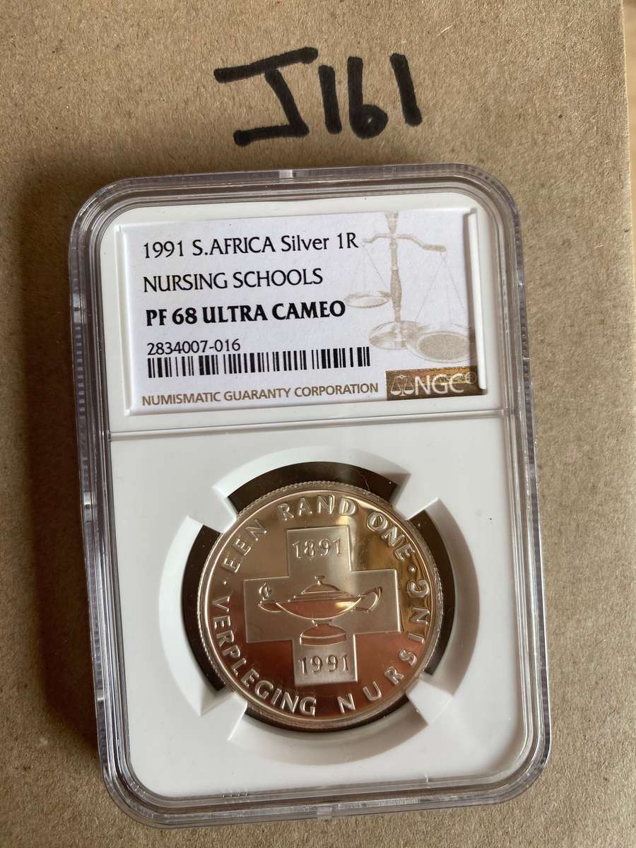 1991 South Africa Silver R1 - Protea - Nursing Schools