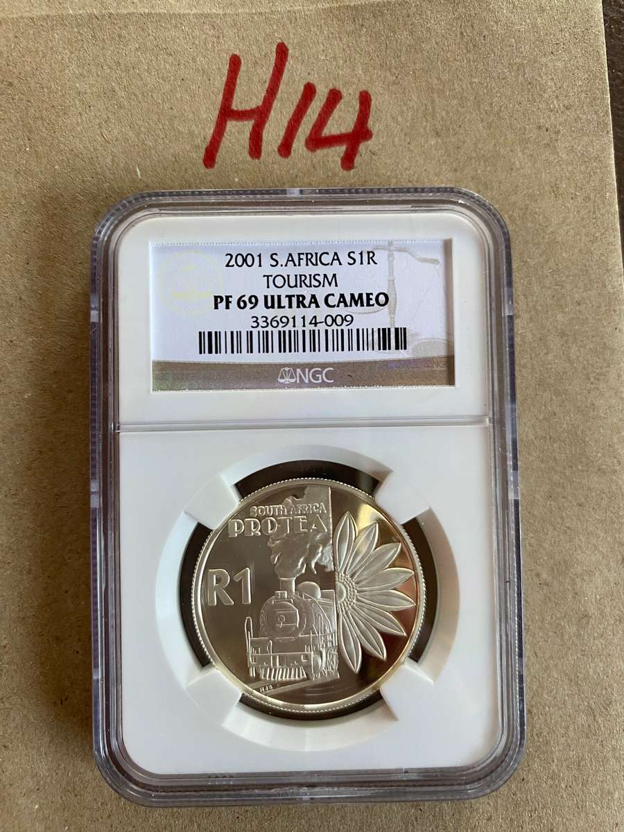2001 South Africa Silver R1 - TOURISM - PF69 UC