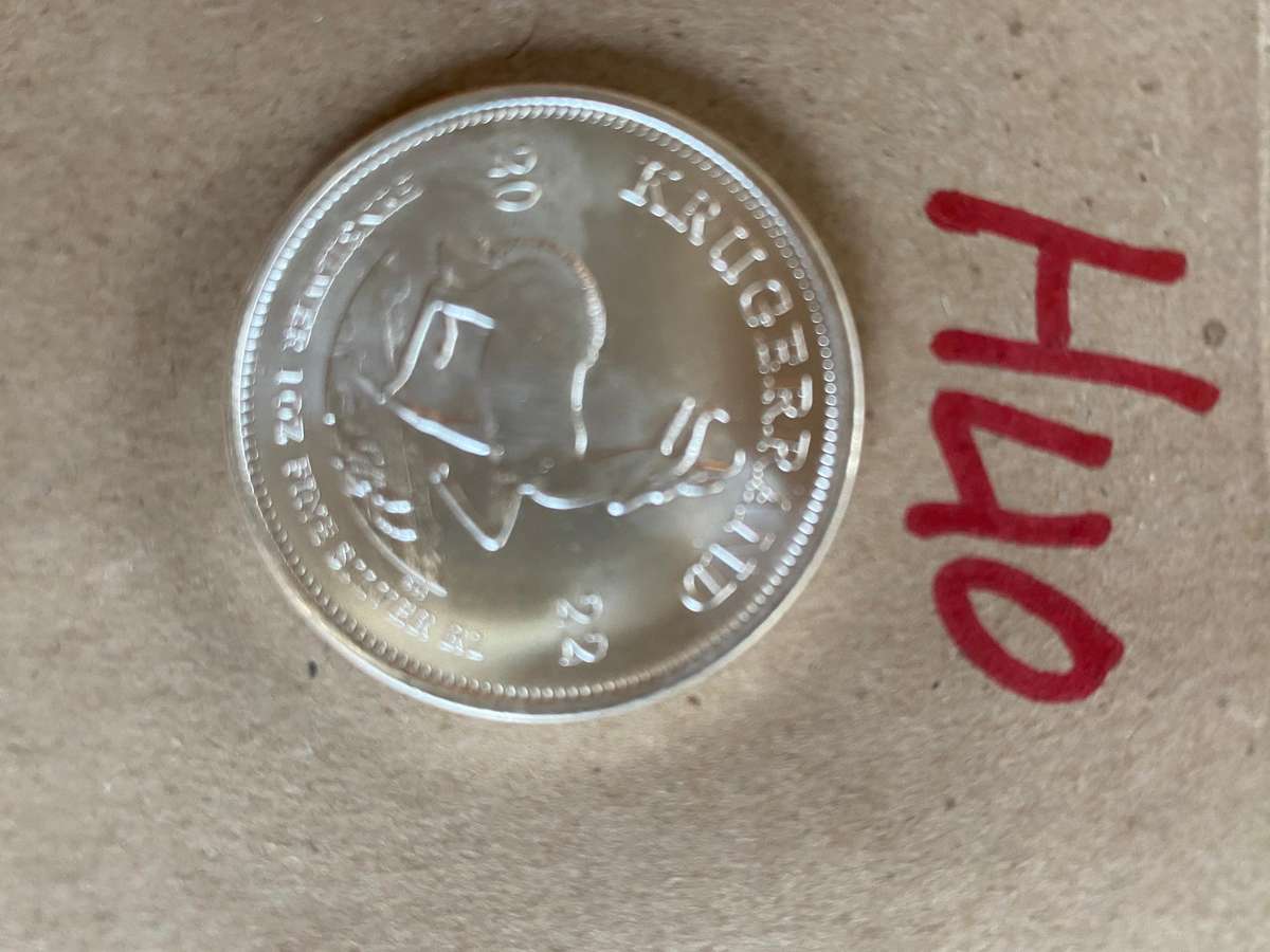 2022 Kruger 1 Ounce Silver coin up for grabs