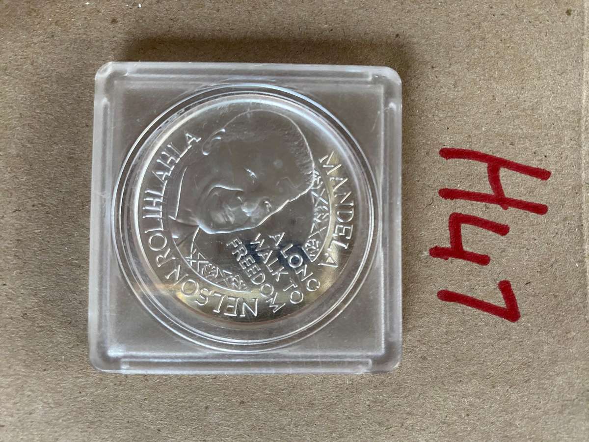 1993 Mandela long walk to freedom Silver coin