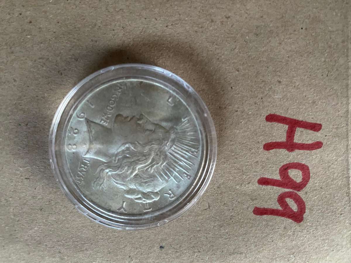 AU/UNC Sliver liberty USA dollar - Excellent coin - Libert $ 1