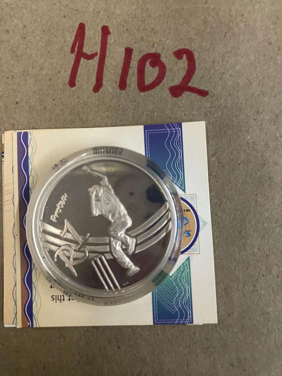 2003 SOuth Africa silver R1 - Cricket - Protea Series with certificate