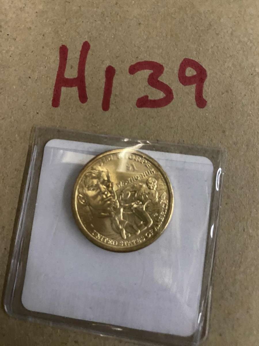 2018 Native American Dollar - Brilliant UNC - Clad copper