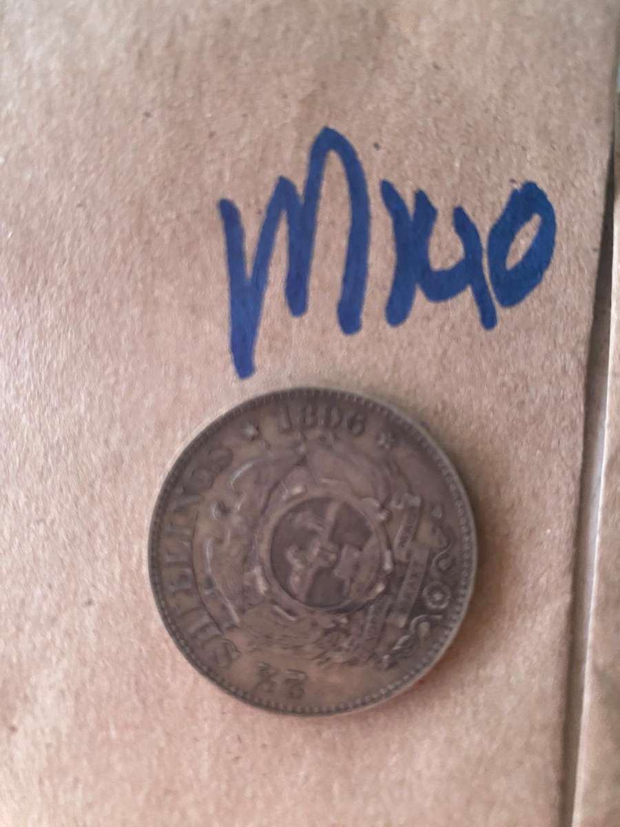 1896 South Africa Silver ZAR 2 1/2 Shillings up for grabs