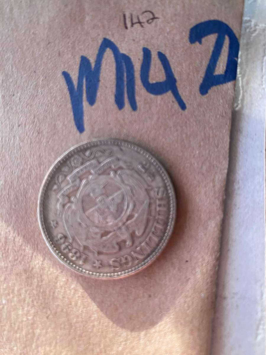 Excellent 1896 South Africa Silver ZAR 2 1/2 Shillings