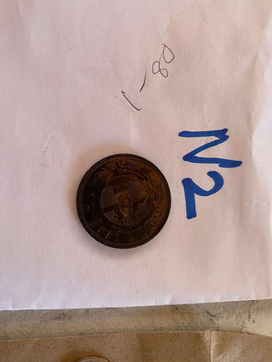 The scarce and very beautiful - 1892 AU/UNC South Africa ZAR Penny - Kruger