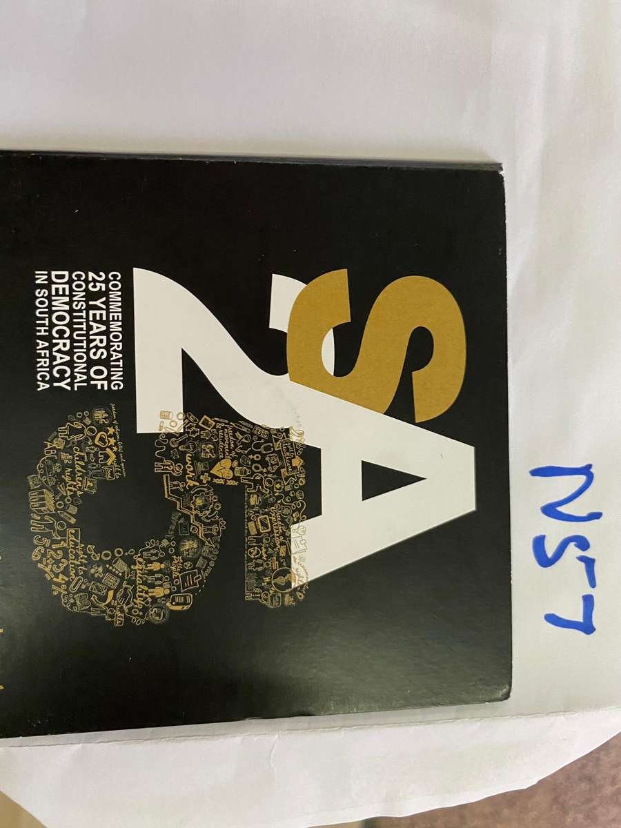 South Africa 25 Years of constitutional democracy - R2 and R 5-coin set