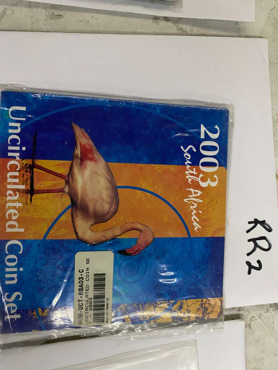 2003 South Africa Uncirculated coin set - Still sealed in SAM plastic