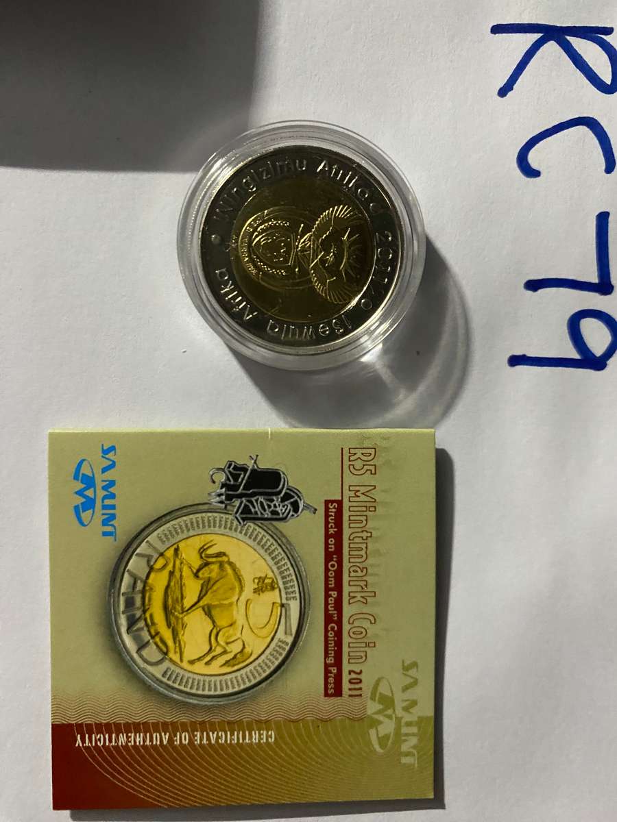 2011 Oom Paul mark  R5 - with certificates