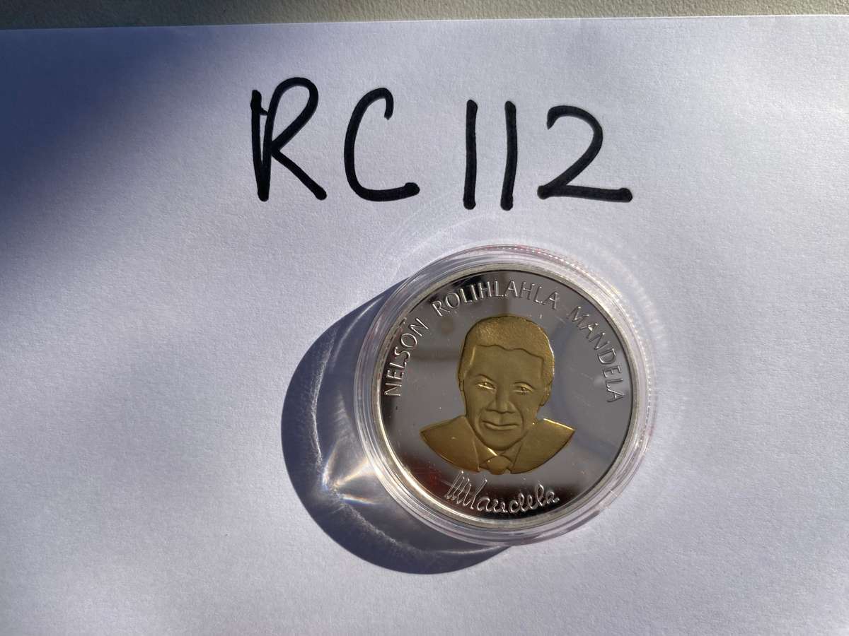 1964 to 1982 A Long Way way to Freedom - Mandela - Highly sought after Silver meddallion