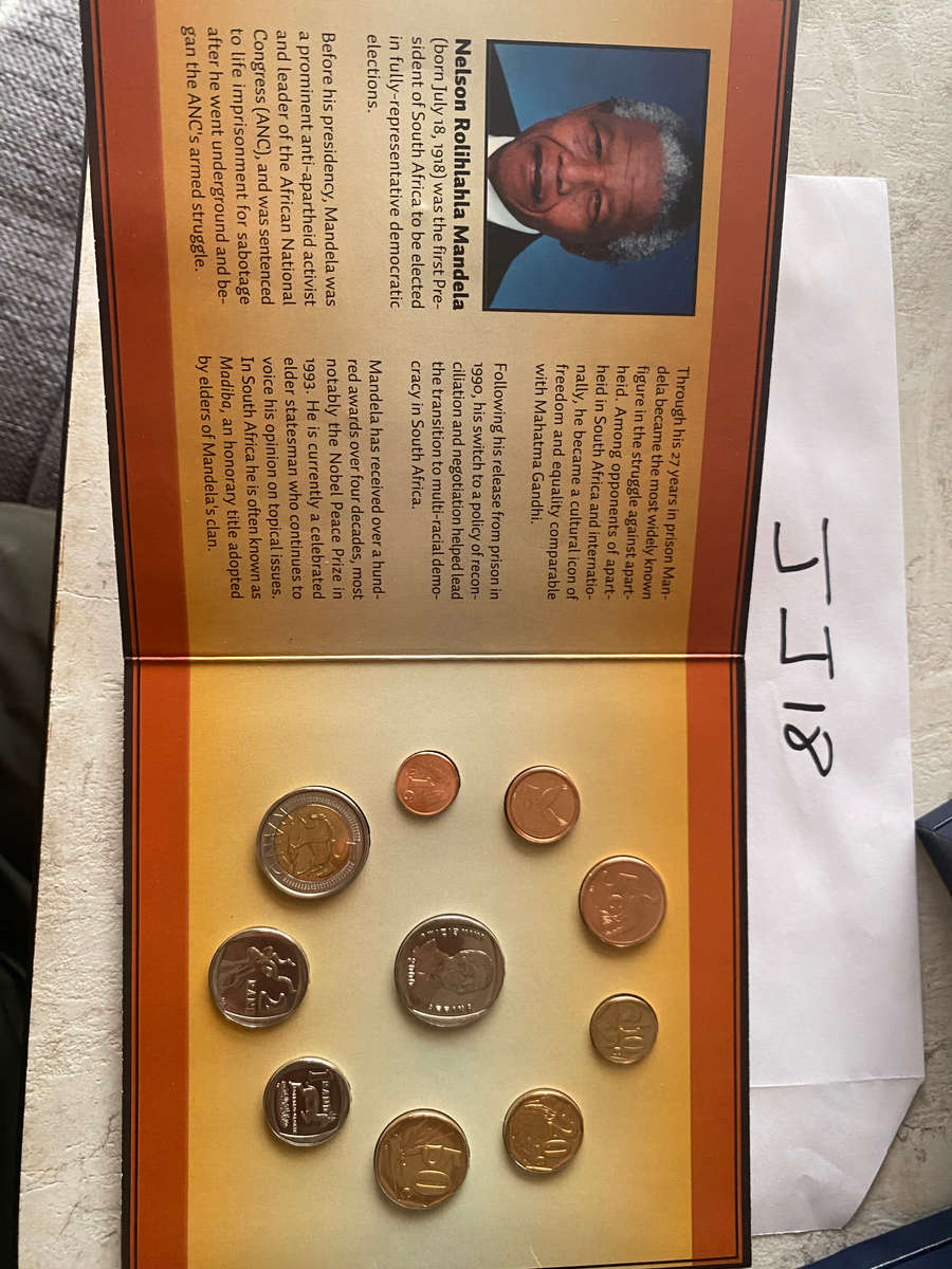 Rare not seenThe coins of South Africa - Complete South Africa circulates Coins with commerative R5