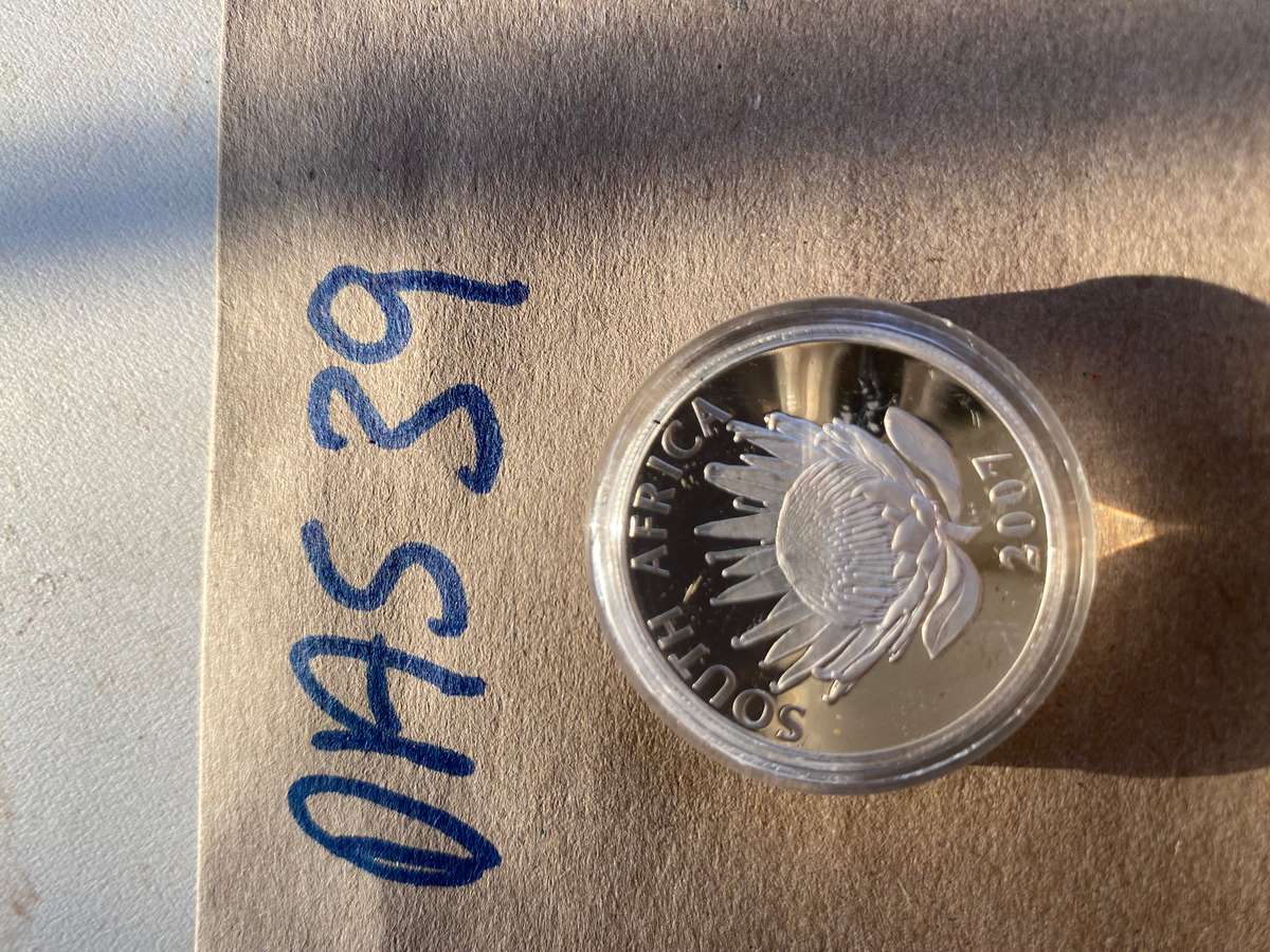 2007 South Africa Silver Proof R1 - Mandela