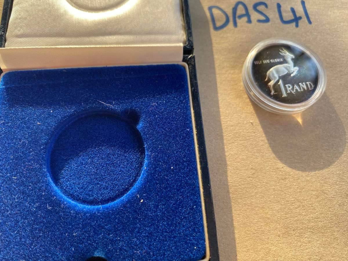 1990 South Africa Silver Proof R1