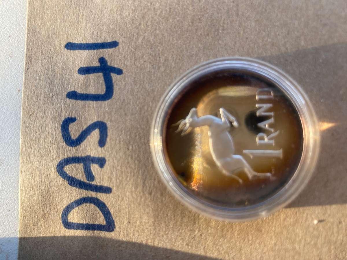 1990 South Africa Silver Proof R1