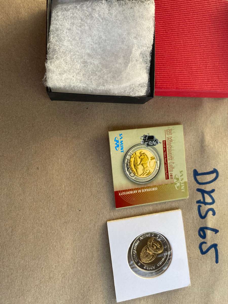 2011 Oom {Paul stamper R5 with certificate not to be missed