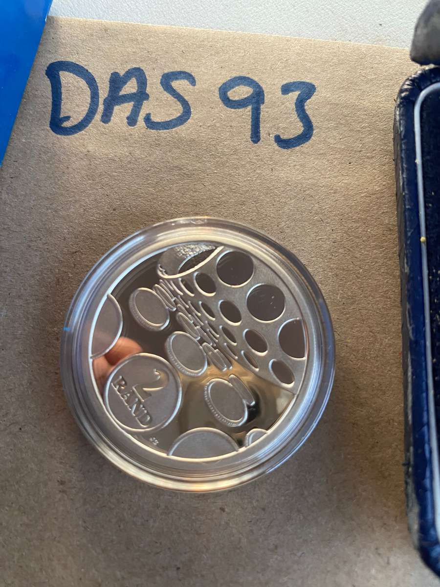 1992 South Africa Silver R2 - Technology - Capsulated in SAM Box