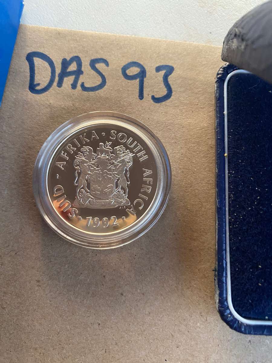 1992 South Africa Silver R2 - Technology - Capsulated in SAM Box