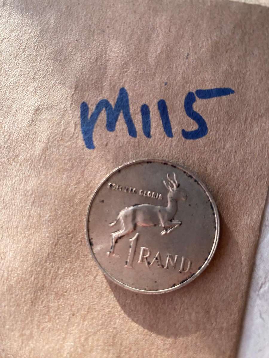 Very good condition South Africa 1967 Silver R1 - Dr Verwoerd