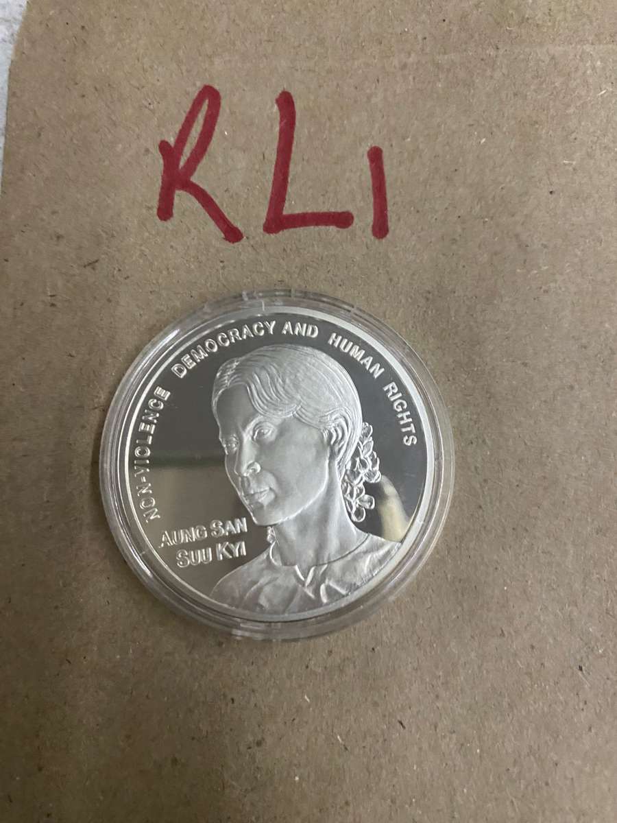 NOt seen Proof 1991 Nobel Price silver coin - Democracy and Human rights - In Capsule