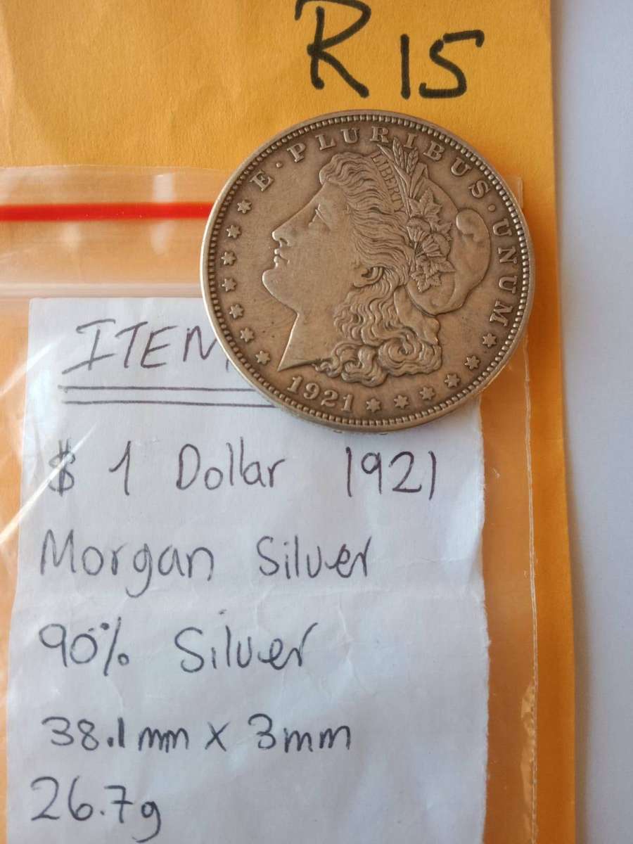 1921 USA Silver Morgan $1 dollar - Excellent coin