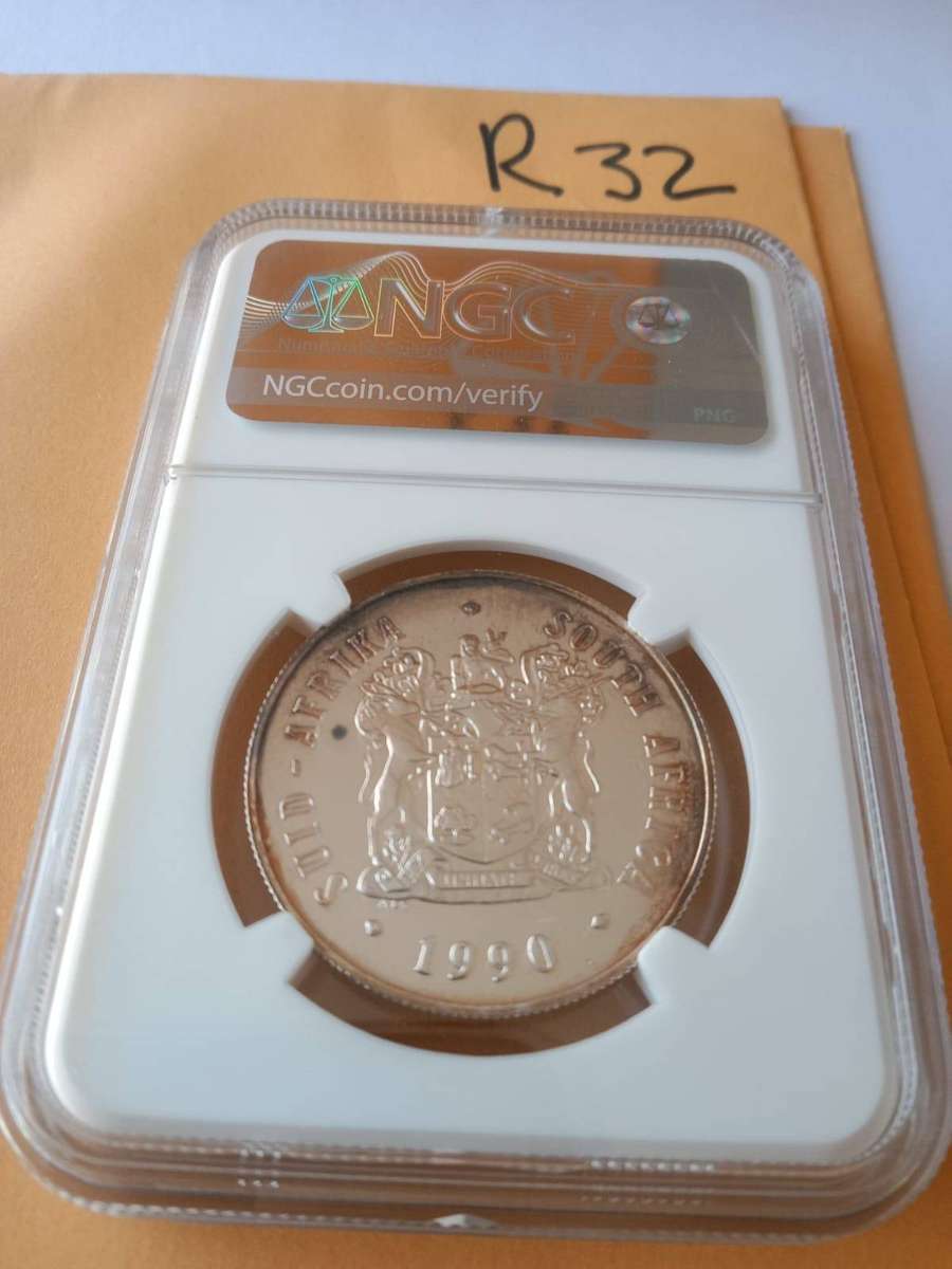 1990 SA Silver R1 - NGC Grade PF66 Ultra Cameo