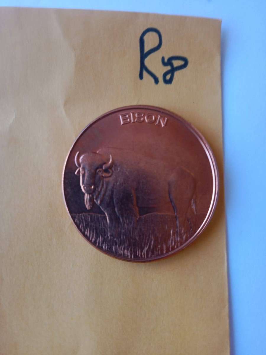 1 Ounce Pure Copper - Bison - Invest in copper