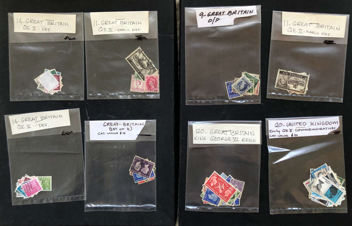 Stamps 16 Packets Sorted by Collector