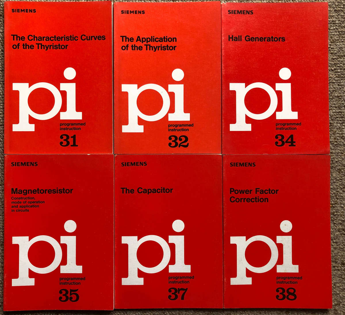 Siemens Collection of 24 Programmed Instruction Electrical Engineering Self- Study Manuals..........