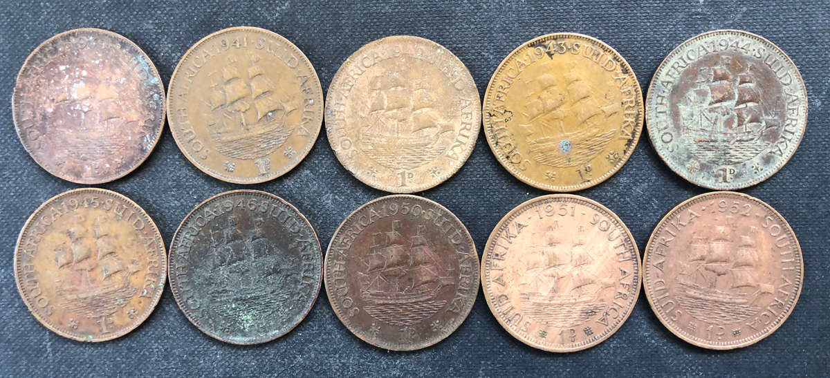 Collections & Lots PENNY 1939, 1941 1946, 1950 1952 COLLECTION OF — free download