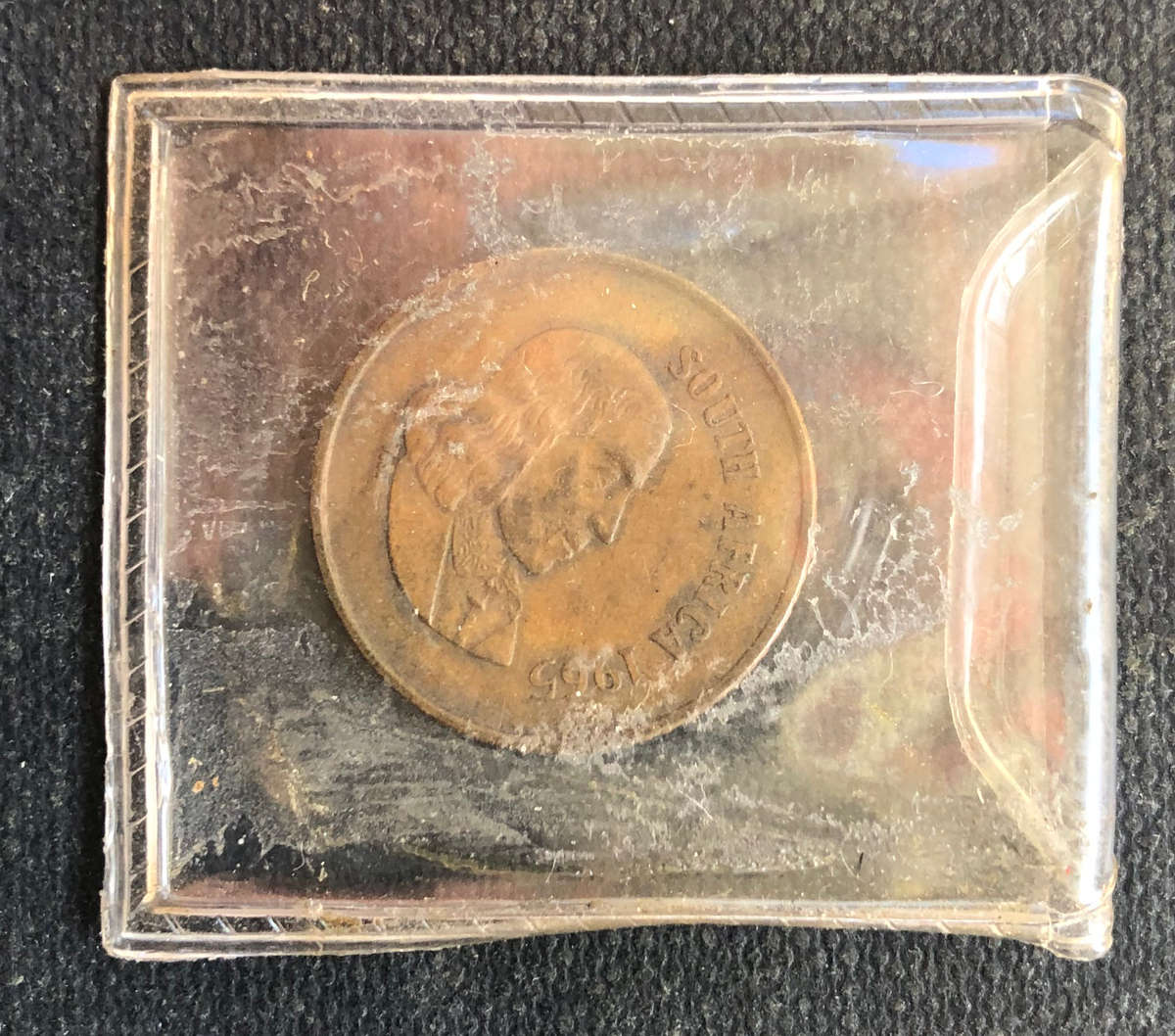 ONE CENT 1965 PROOF SOUTH AFRICA