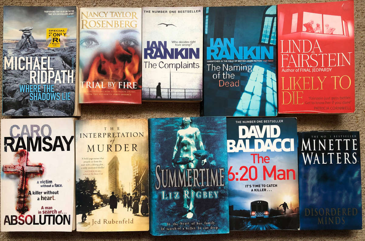 Where the Shadows Lie by Michael Ridpath The Complaints by Ian Rankin The 6:20 Man by David.........