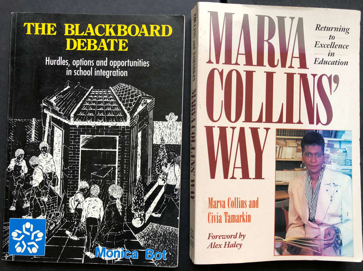 Marva Collins Way by Marva Collins and Civia Tamarkin The Blackboard Debate by Monica Bot