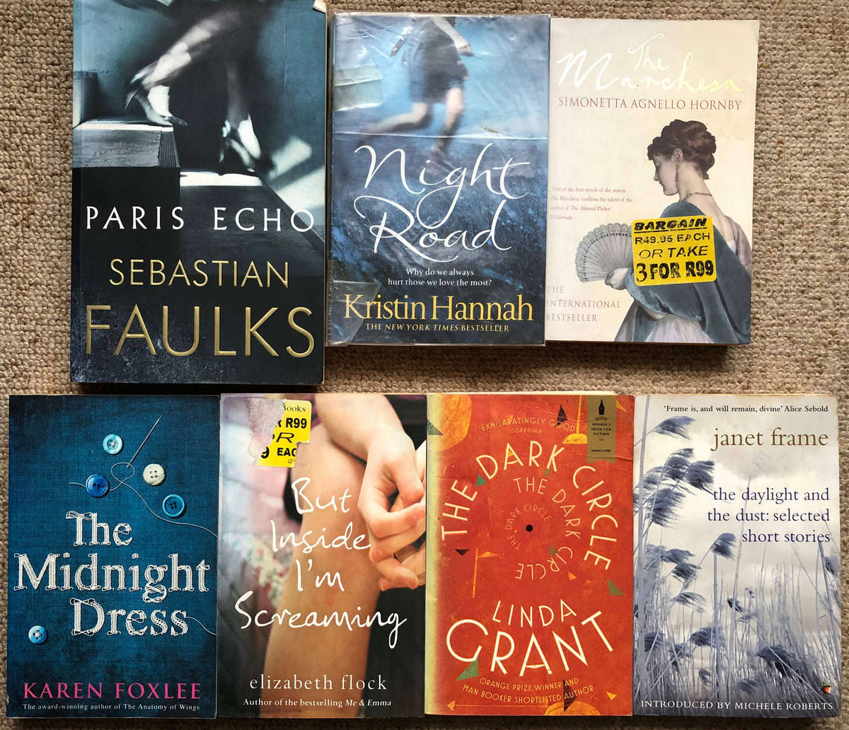 Paris Echo by Sebastian Faulks The Daylight and the Dust by Janet Frame But Inside I'm Screaming....