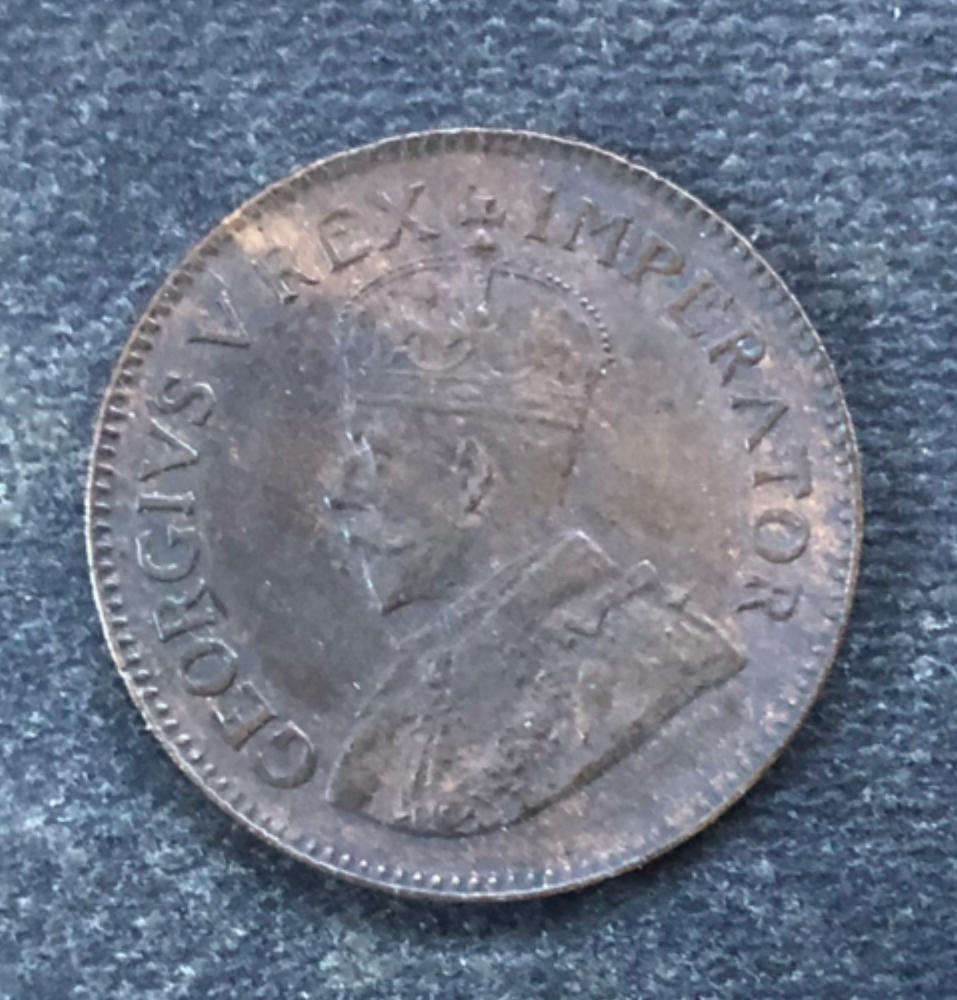 1928 South Africa Farthing - Quarter Penny Low Mintage
