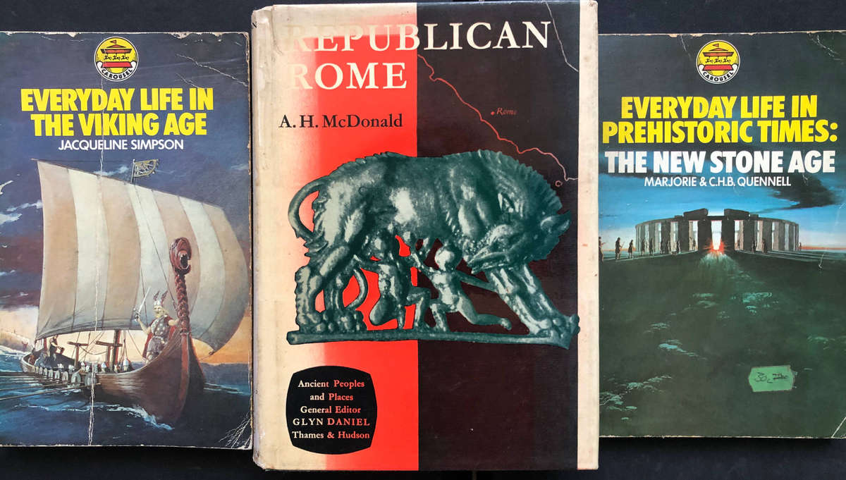 Republican Rome by AH McDonald Everyday Life in the Viking Age by Jacqueline Simpson Everyday Life..