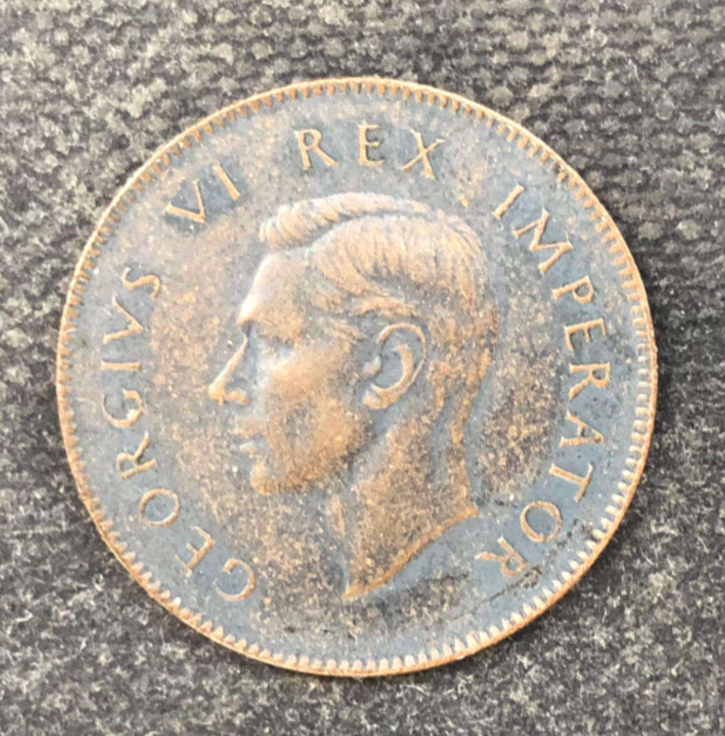 FARTHING QUARTER PENNY 1937 SOUTH AFRICA LOW MINTAGE