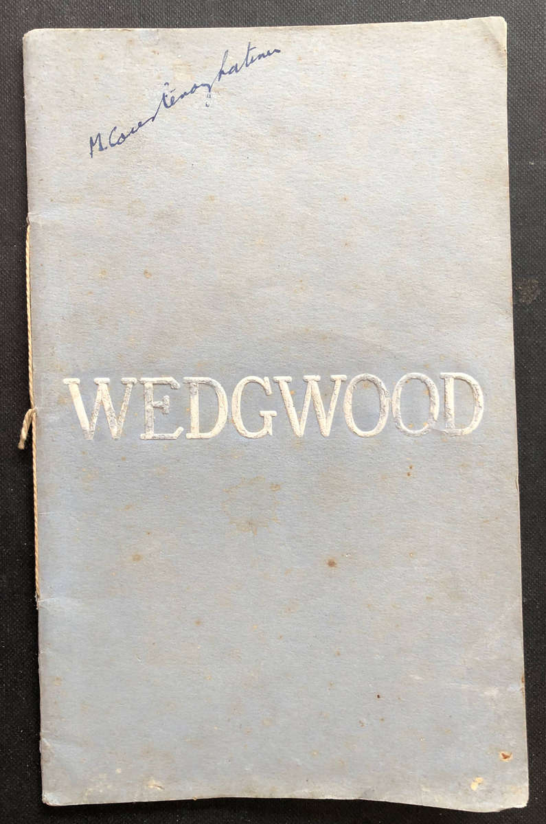Wedgwood Booklet Signed twice by Dr Marjorie Courtenay-Latimer