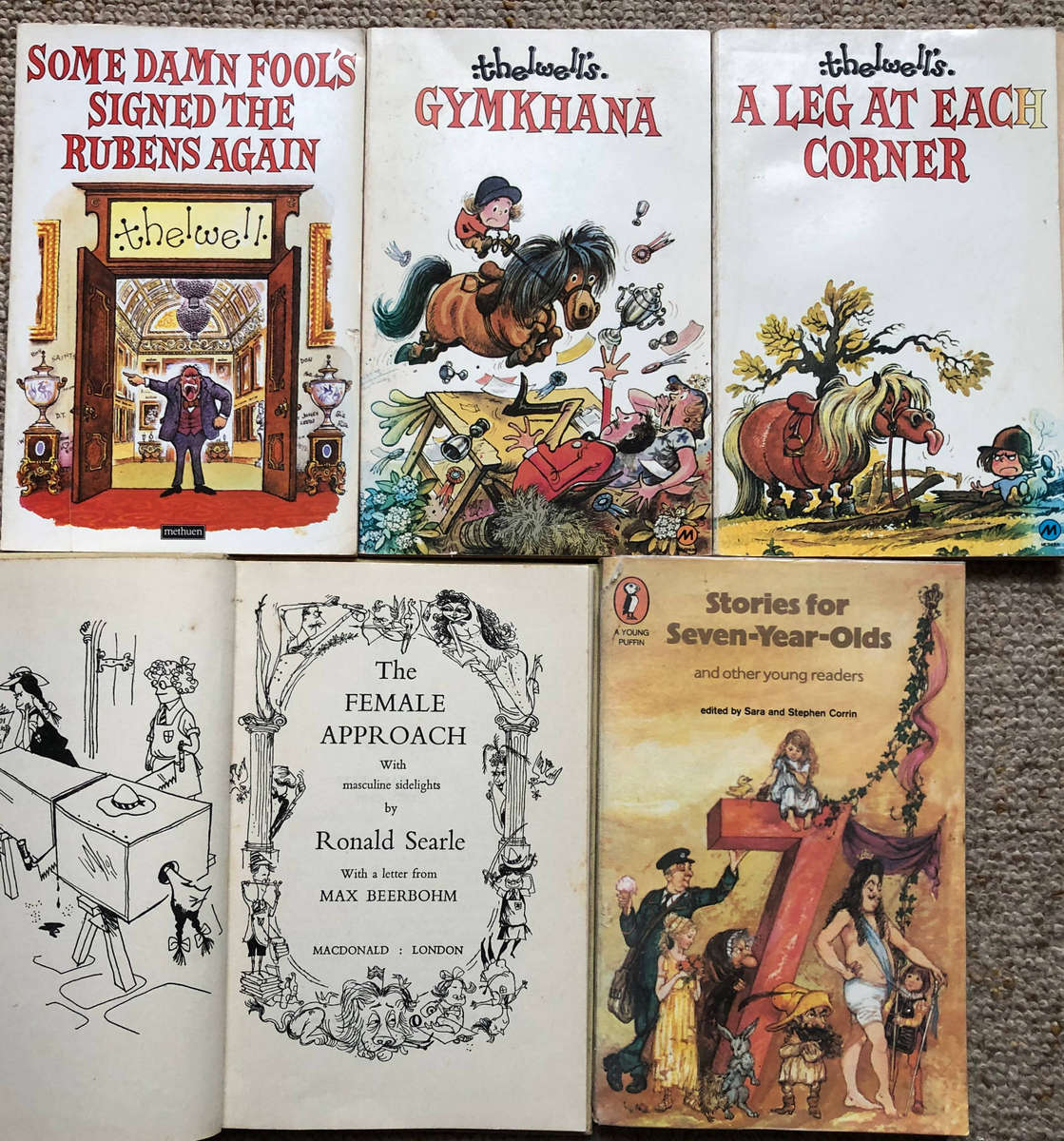 Gymkhana by Thelwell A Leg at each Corner by Thelwell Some damn fool's signed the Rubens............