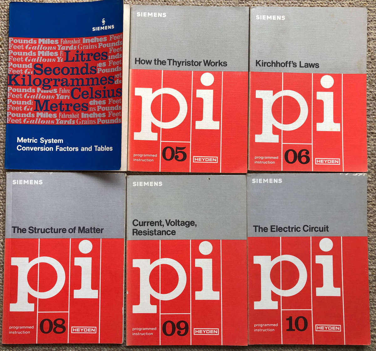 Siemens Collection of 24 Programmed Instruction Electrical Engineering Self- Study Manuals..........