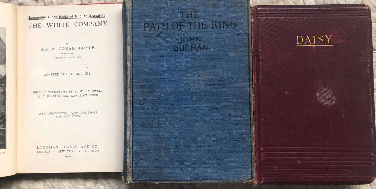 Daisy by Susan Warner C1900 The White Company by Sir A Conan Doyle 1929 The Path of the King by.....