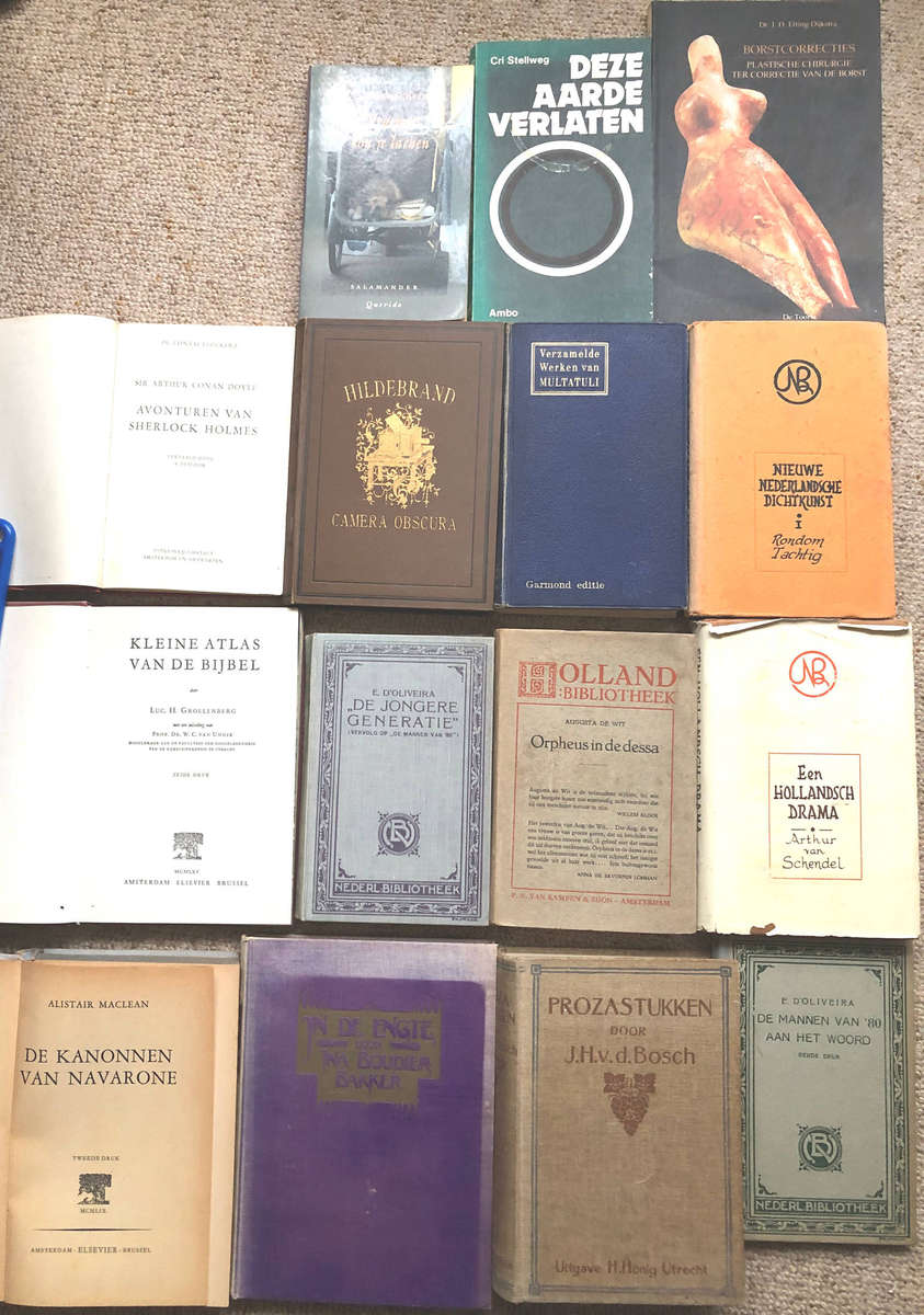 Collection of 15 Dutch Books dating from 1900